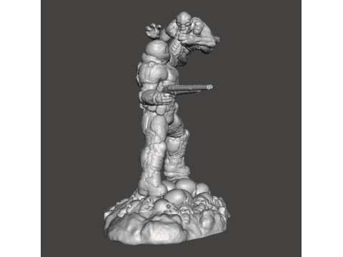 SLAYER COVER ART MINIATURE MODEL FIGURE FOR SCIFI GAMES RPG DND Model do druku 3D