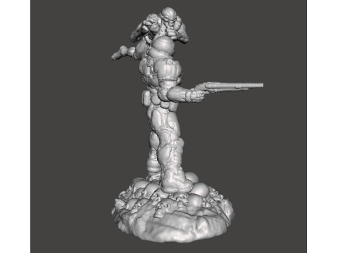 SLAYER COVER ART MINIATURE MODEL FIGURE FOR SCIFI GAMES RPG DND Model do druku 3D