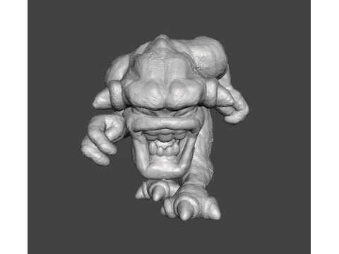 РОЖЕВИЙ ДЕМОН КЛАСИЧНА МІНІАТЮРНА МОДЕЛЬ ФІГУРКА ДЛЯ ФЕНТЕЗІ АБО НАУКОВО-ФАНТАСТИЧНИХ ІГОР RPG DND 3D Принт Модель