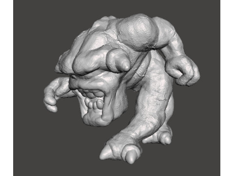 PINK DEMON CLASSIC MINIATURE MODEL FIGURE FOR FANTASY OR SCIFI GAMES RPG DND 3D-printmodel