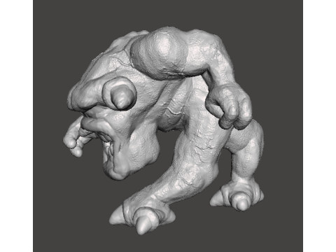 PINK DEMON CLASSIC MINIATURE MODEL FIGURE FOR FANTASY OR SCIFI GAMES RPG DND 3D-printmodel