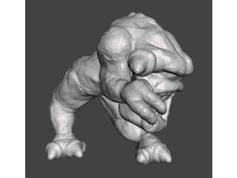 PINK DEMON CLASSIC MINIATURE MODEL FIGURE FOR FANTASY OR SCIFI GAMES RPG DND 3D-printmodel