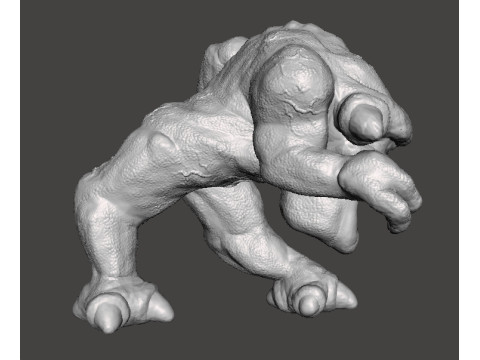 PINK DEMON CLASSIC MINIATURE MODEL FIGURE FOR FANTASY OR SCIFI GAMES RPG DND 3D-printmodel