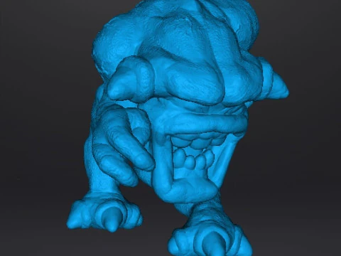 FIGURA MODELLO CLASSICO IN MINIATURA DEL DEMONE ROSA PER GIOCHI FANTASY O SCIFI RPG DND Modello di stampa 3D