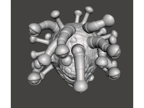 CORONABEHOLDER MINIATURE MODEL FANTASY OR SCIFI GAMES RPG DND 3D Print Model