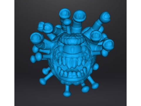 CORONABEHOLDER MINIATURE MODEL FANTASY OR SCIFI GAMES RPG DND 3D प्रिंट मॉडल