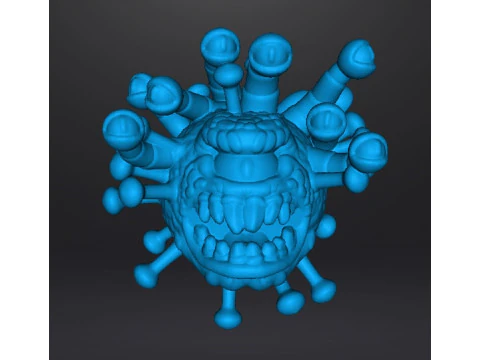 CORONABEHOLDER MINIATURE MODEL FANTASY OR SCIFI GAMES RPG DND 3D Print Model