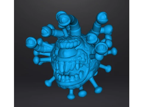 CORONABEHOLDER MINIATURE MODEL FANTASY OR SCIFI GAMES RPG DND 3D Print Model