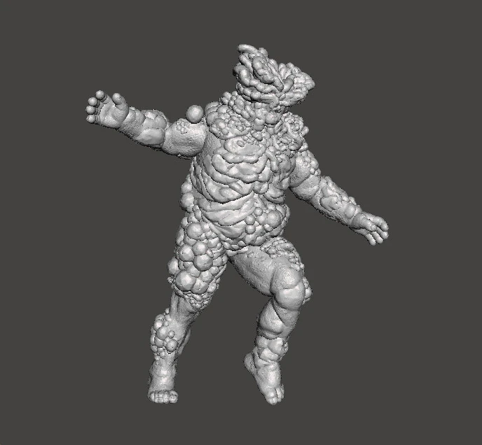 TLOU BLOATER MINIATURE MODEL HORROR FANTASY GAMES RPG DND 3D Print Model .c4d .max .obj .3ds .fbx .stl .blend 