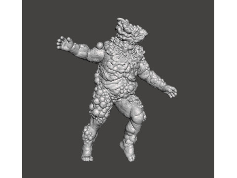 TLOU BLOATER MINIATURE MODEL HORROR FANTASY GAMES RPG DND 3D Print Model