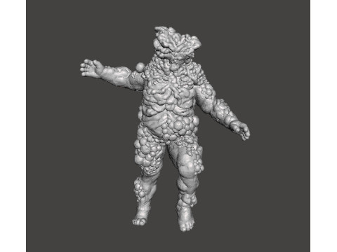 TLOU BLOATER MINIATURE MODEL HORROR FANTASY GAMES RPG DND Modello di stampa 3D