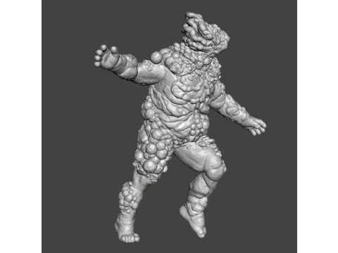 TLOU BLOATER MINIATURE MODEL HORROR FANTASY GAMES RPG DND 3D Print Model