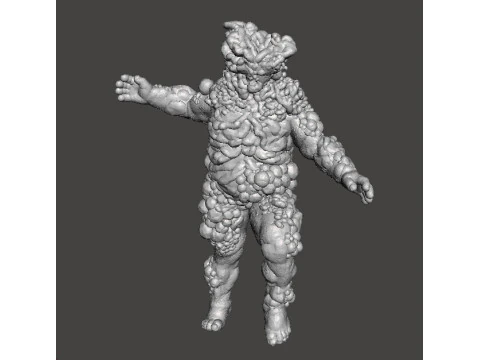 TLOU BLOATER MINIATURE MODEL HORROR FANTASY GAMES RPG DND 3D Print Model