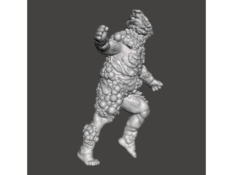 TLOU BLOATER MINIATURE MODEL HORROR FANTASY GAMES RPG DND Modello di stampa 3D