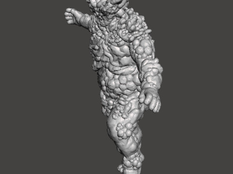 TLOU BLOATER MINIATURE MODEL HORROR FANTASY GAMES RPG DND Modello di stampa 3D