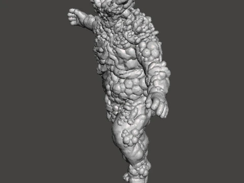 TLOU BLOATER MINIATURE MODEL HORROR FANTASY GAMES RPG DND 3D Print Model