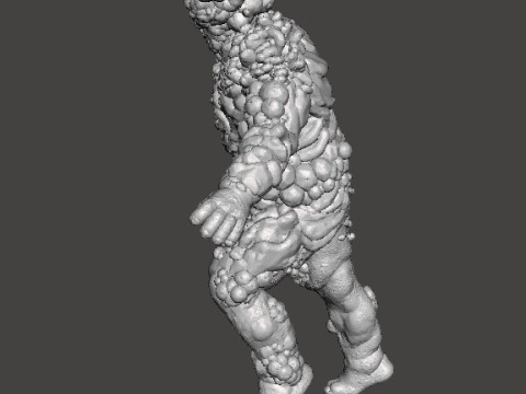 TLOU BLOATER MINIATURE MODEL HORROR FANTASY GAMES RPG DND Modello di stampa 3D