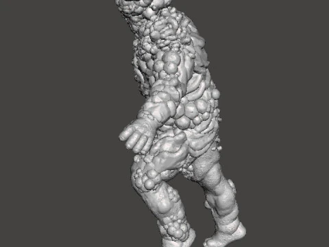 TLOU BLOATER MINIATURE MODEL HORROR FANTASY GAMES RPG DND 3D Print Model