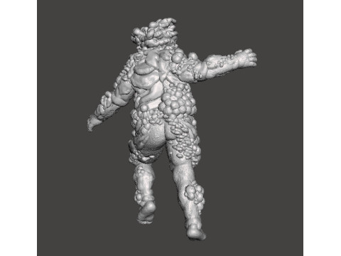 TLOU BLOATER MINIATURE MODEL HORROR FANTASY GAMES RPG DND Modello di stampa 3D