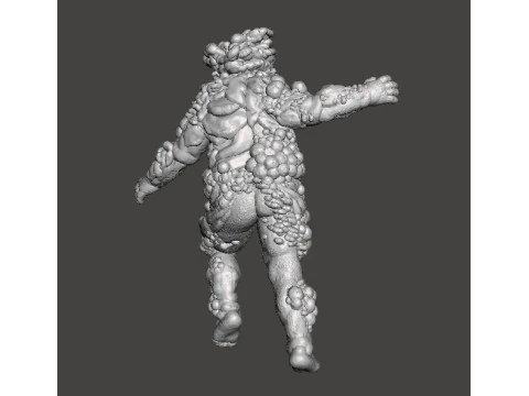TLOU BLOATER MINIATURE MODEL HORROR FANTASY GAMES RPG DND 3D Print Model