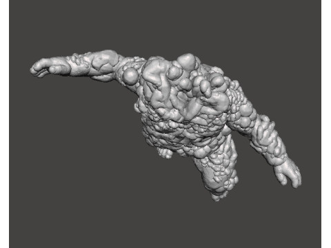TLOU BLOATER MINIATURE MODEL HORROR FANTASY GAMES RPG DND Modello di stampa 3D
