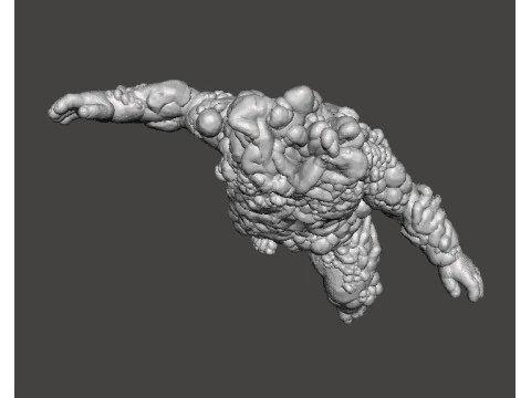TLOU BLOATER MINIATURE MODEL HORROR FANTASY GAMES RPG DND 3D Print Model