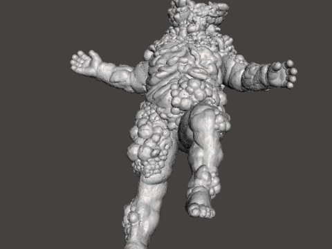 TLOU BLOATER MINIATURE MODEL HORROR FANTASY GAMES RPG DND Modello di stampa 3D