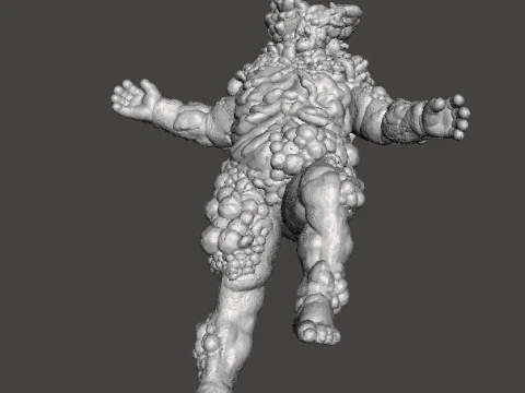TLOU BLOATER MINIATURE MODEL HORROR FANTASY GAMES RPG DND 3D Print Model