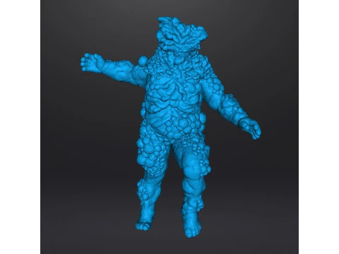 TLOU BLOATER MINIATURE MODEL HORROR FANTASY GAMES RPG DND 3D Print Model
