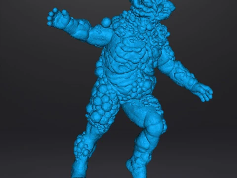 TLOU BLOATER MINIATURE MODEL HORROR FANTASY GAMES RPG DND 3D Print Model