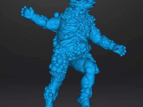 TLOU BLOATER MINIATURE MODEL HORROR FANTASY GAMES RPG DND Modello di stampa 3D