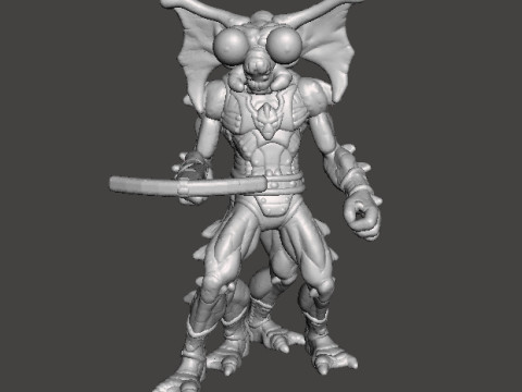 MANTENNA MINIATURE MODEL FOR FANTASY OR SCIFI GAMES RPG DND 3Dプリントモデル
