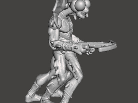 MANTENNA MINIATURE MODEL FOR FANTASY OR SCIFI GAMES RPG DND Modello di stampa 3D