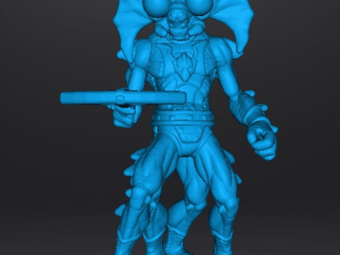 MANTENNA MINIATURE MODEL FOR FANTASY OR SCIFI GAMES RPG DND Modello di stampa 3D