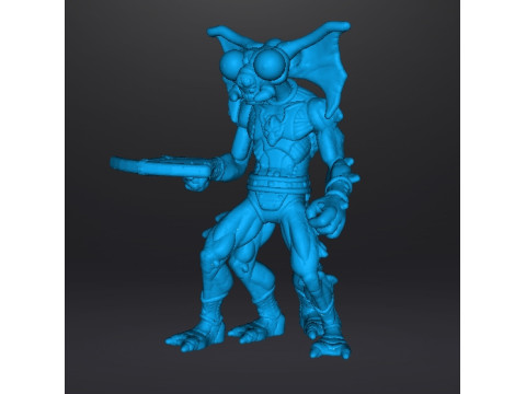 MANTENNA MINIATURE MODEL FOR FANTASY OR SCIFI GAMES RPG DND Modello di stampa 3D