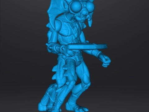 MANTENNA MINIATURE MODEL FOR FANTASY OR SCIFI GAMES RPG DND Modello di stampa 3D