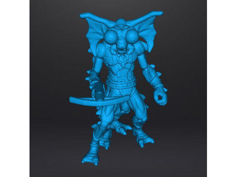 MANTENNA MINIATURE MODEL FOR FANTASY OR SCIFI GAMES RPG DND Modello di stampa 3D