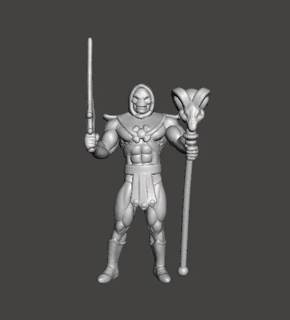 SKELETOR CLASSIC MINIATURE MODEL FIGURE FOR FANTASY GAMES RPG DND 3D Print Model .c4d .max .obj .3ds .fbx .stl .blend 