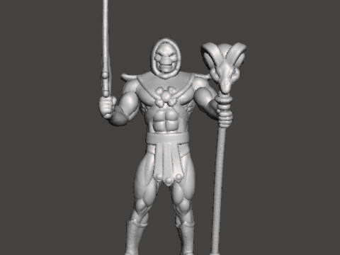 SKELETOR CLASSIC MINIATURE MODEL FIGURE FOR FANTASY GAMES RPG DND Modèles 3D en vedette