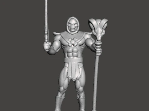 FIGURA MODELLO CLASSICO IN MINIATURA SKELETOR PER GIOCHI FANTASY RPG DND Modello di stampa 3D