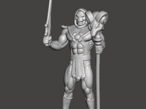 SKELETOR CLASSIC MINIATURE MODEL FIGURE FOR FANTASY GAMES RPG DND 3D 打印模型