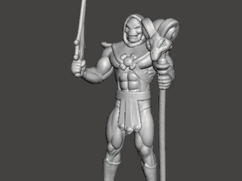 SKELETOR CLASSIC MINIATURE MODEL FIGURE FOR FANTASY GAMES RPG DND 3D Print Model