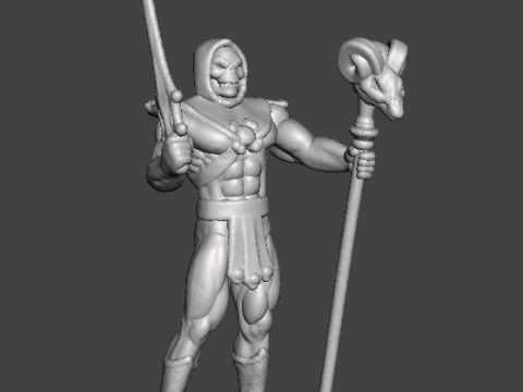 SKELETOR CLASSIC MINIATURE MODEL FIGURE FOR FANTASY GAMES RPG DND 3D 打印模型