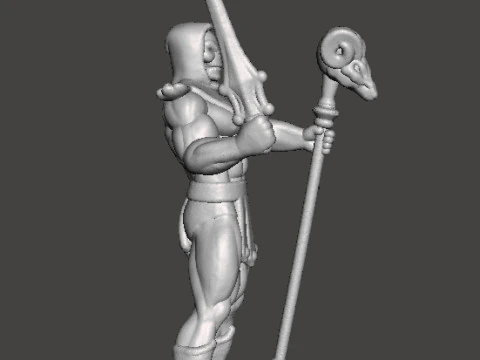 SKELETOR CLASSIC MINIATURE MODEL FIGURE FOR FANTASY GAMES RPG DND 3D Print Model