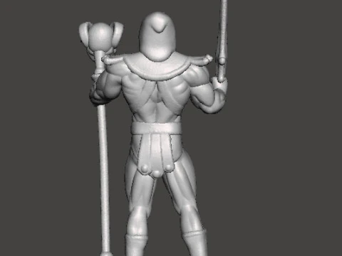 SKELETOR CLASSIC MINIATURE MODEL FIGURE FOR FANTASY GAMES RPG DND 3D Print Model