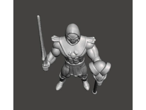 SKELETOR CLASSIC MINIATURE MODEL FIGURE FOR FANTASY GAMES RPG DND 3D Print Model