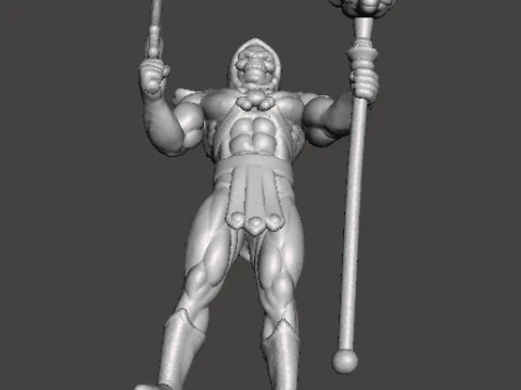 SKELETOR CLASSIC MINIATURE MODEL FIGURE FOR FANTASY GAMES RPG DND 3D Print Model