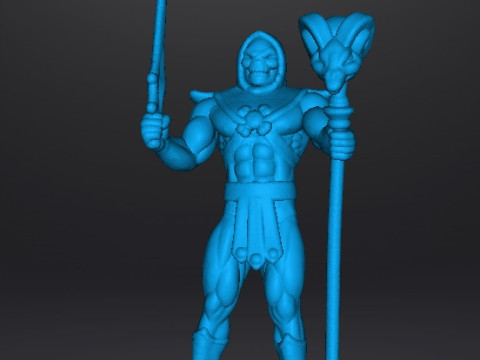SKELETOR CLASSIC MINIATURE MODEL FIGURE FOR FANTASY GAMES RPG DND 3D 打印模型