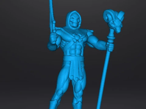 SKELETOR CLASSIC MINIATURE MODEL FIGURE FOR FANTASY GAMES RPG DND 3D Print Model