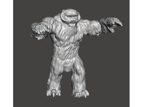 WAMPA ATTACK LEGION MINIATURE MODELS FOR SCIFI OR FANTASY GAMES DND RPG 3D Print Model